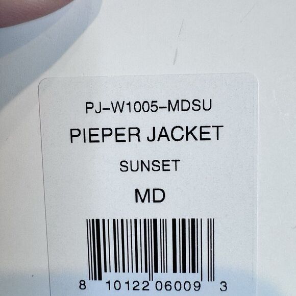 Halfdays Pieper Fleece Jacket Sunset Orange Size M NWT $189 - Picture 7 of 9